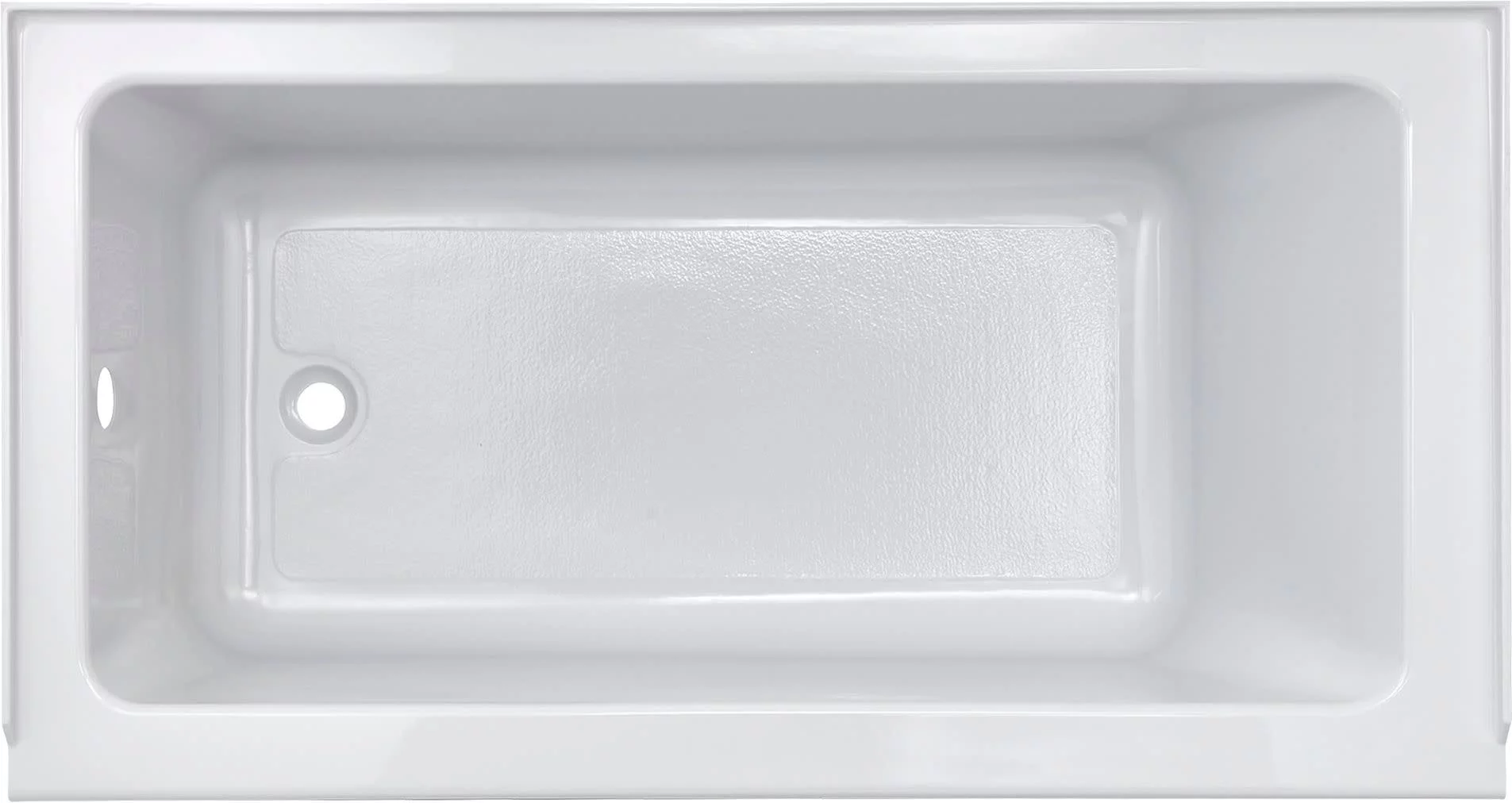 American Standard Studio 60 x 30in Acrylic Integral Apron Bathtub With Right-Hand Outlet in White