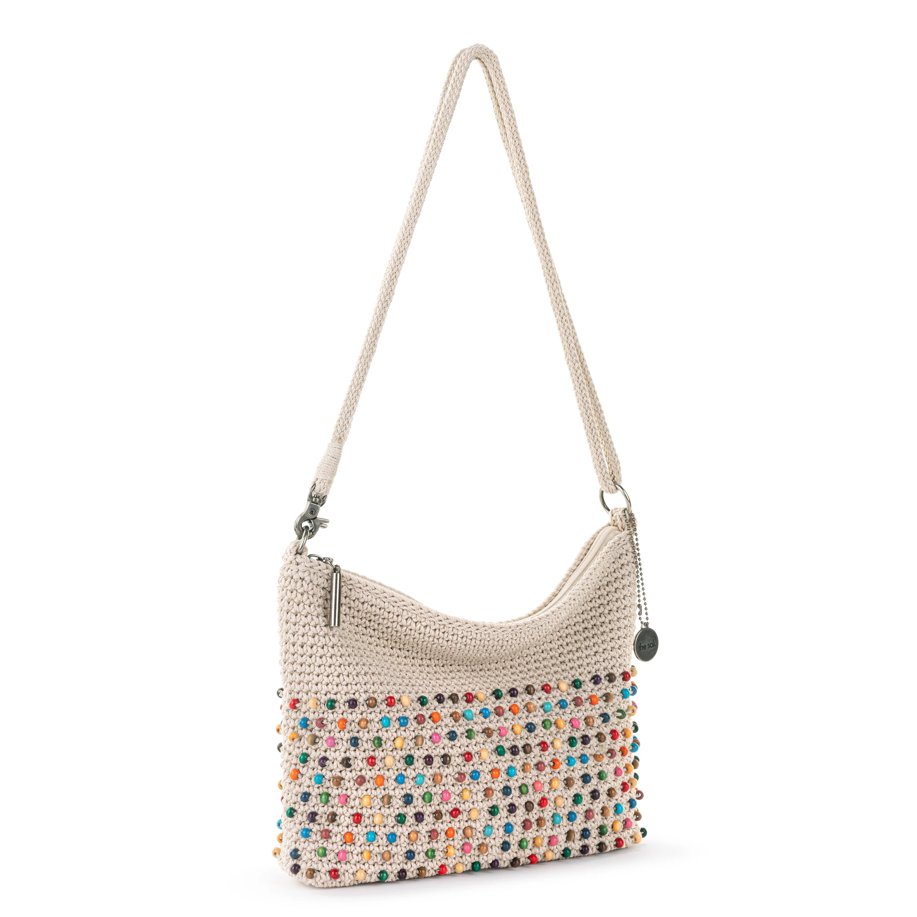 The Sak Lumi Convertible Crossbody, Hand-crochet, Recycled Polypropylene Yarn