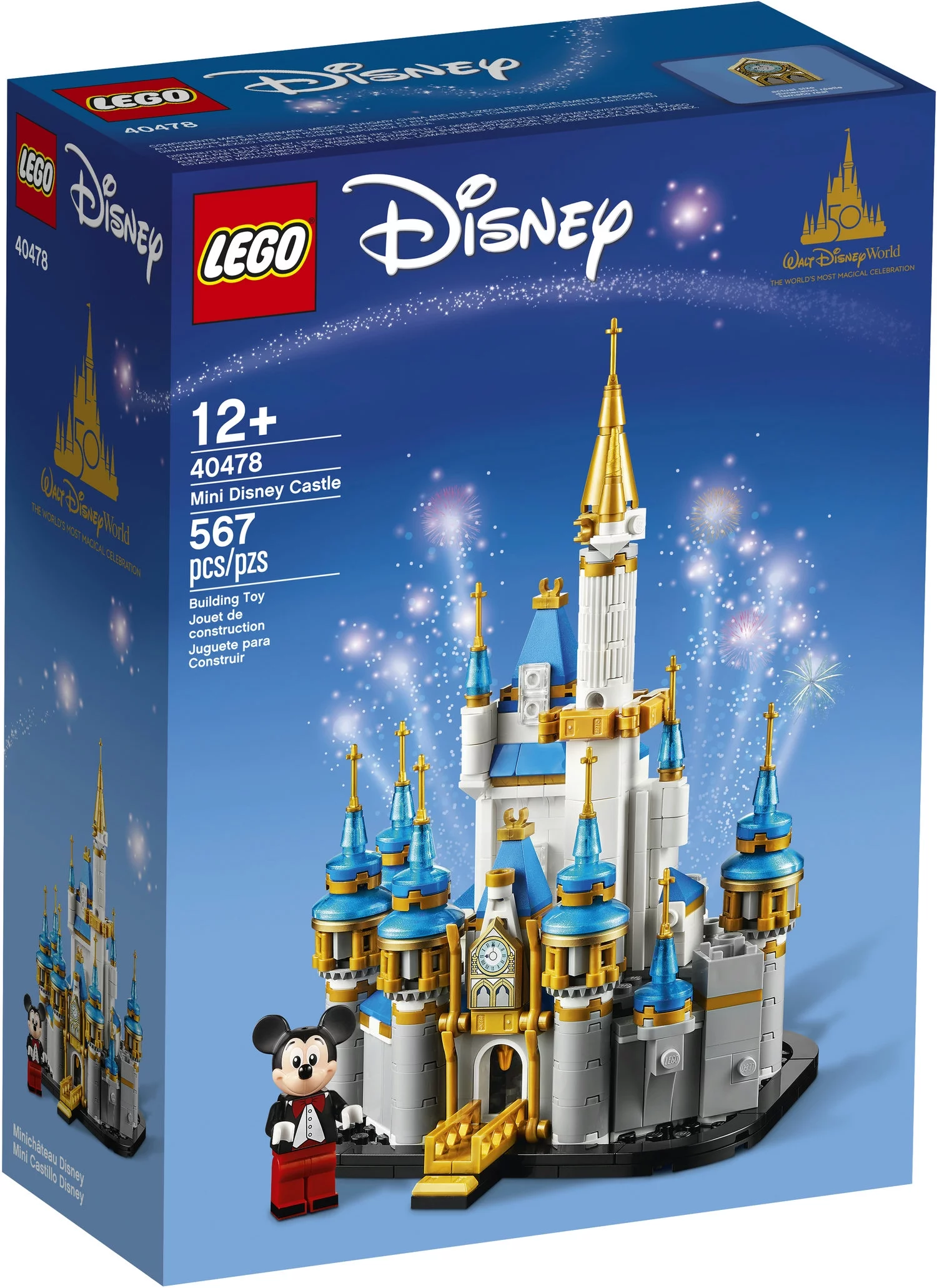LEGO Mini Disney Castle 40478 Building Set (567 Pieces)