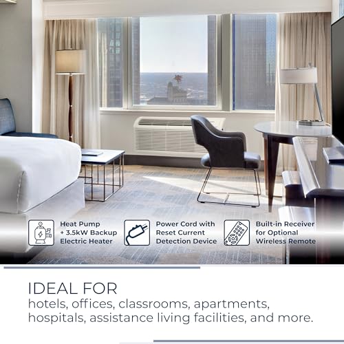 KLIMAIRE PTHP Air Conditioner Heat Pump with Electric Heater - 208-230V