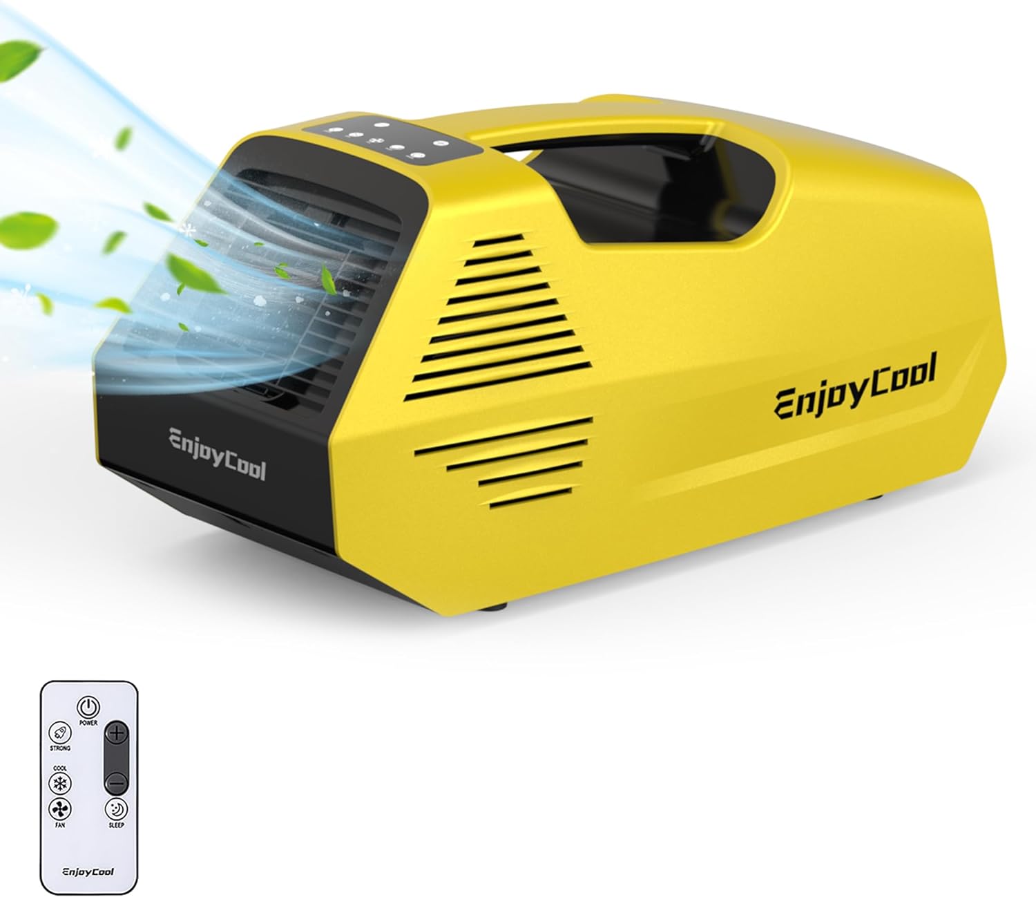 2380BTU Camping Air Conditioners - Enjoycool 14lb Tent Air Conditioner with Remote Control, Portable ac for Truck Outdoor/RVs/Fishing or Pet (Battery Not Included)