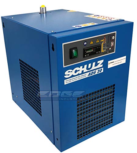 SCHULZ REFRIGERATED AIR DRYER FOR AIR COMPRESSOR, COMPRESSED AIR SYSTEMS, 20-25 CFM, GOOD UP TO 5HP COMPRESSORS MAX