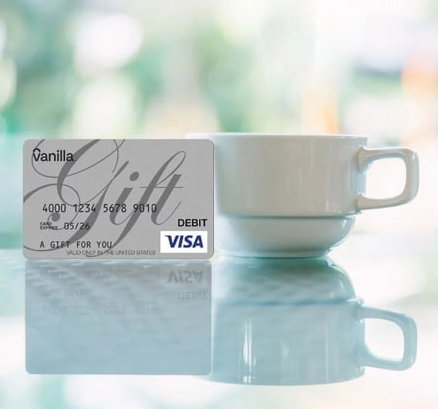 $25 Vanilla Visa Shiny Bow Gift Card