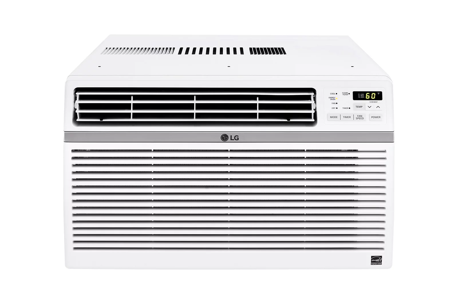 LG 15,000 BTU 115V Window-Mounted Air Conditioner with Remote Control Includes KUBICLE Premium 6.5 feet Insulating Open Cell Foam Tape