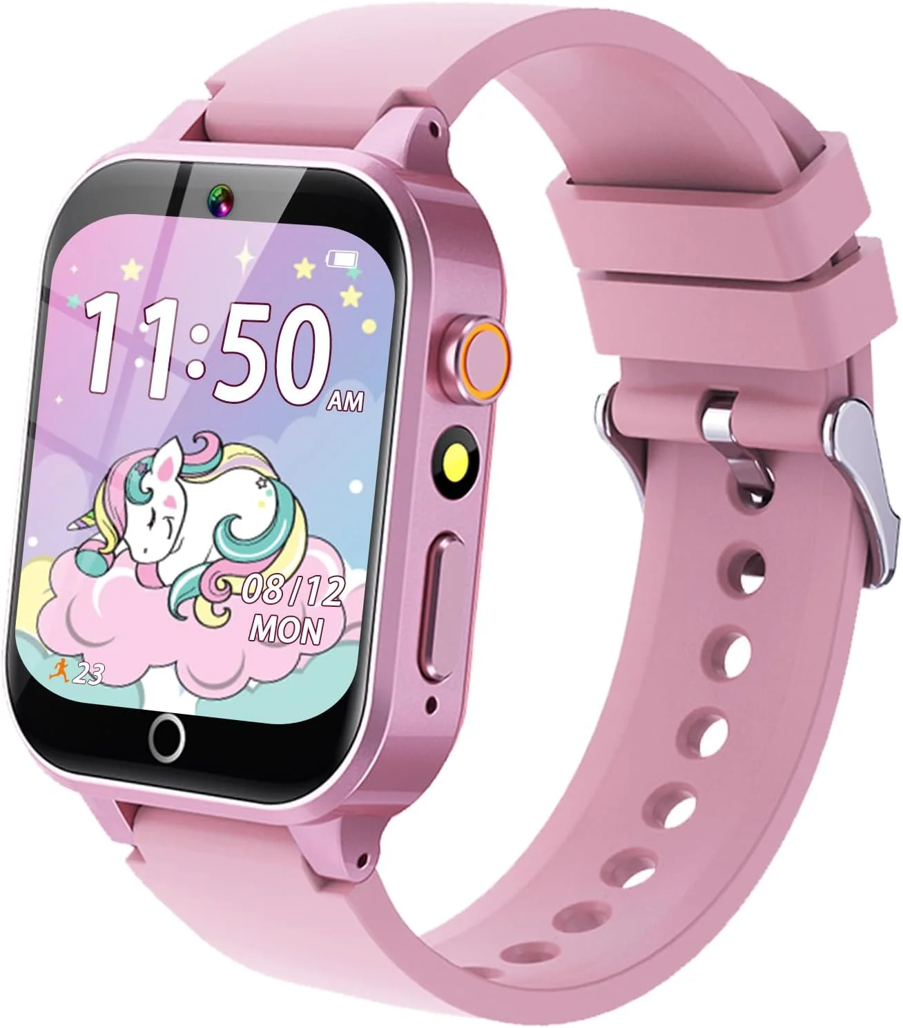 5-12 Years Old Girl Hd Touch Screen Smart Watch-Including 26 Kinds of Games, Video Cameras, Music, Pedometer, Etc.-Interesting Educational Birthday Gift