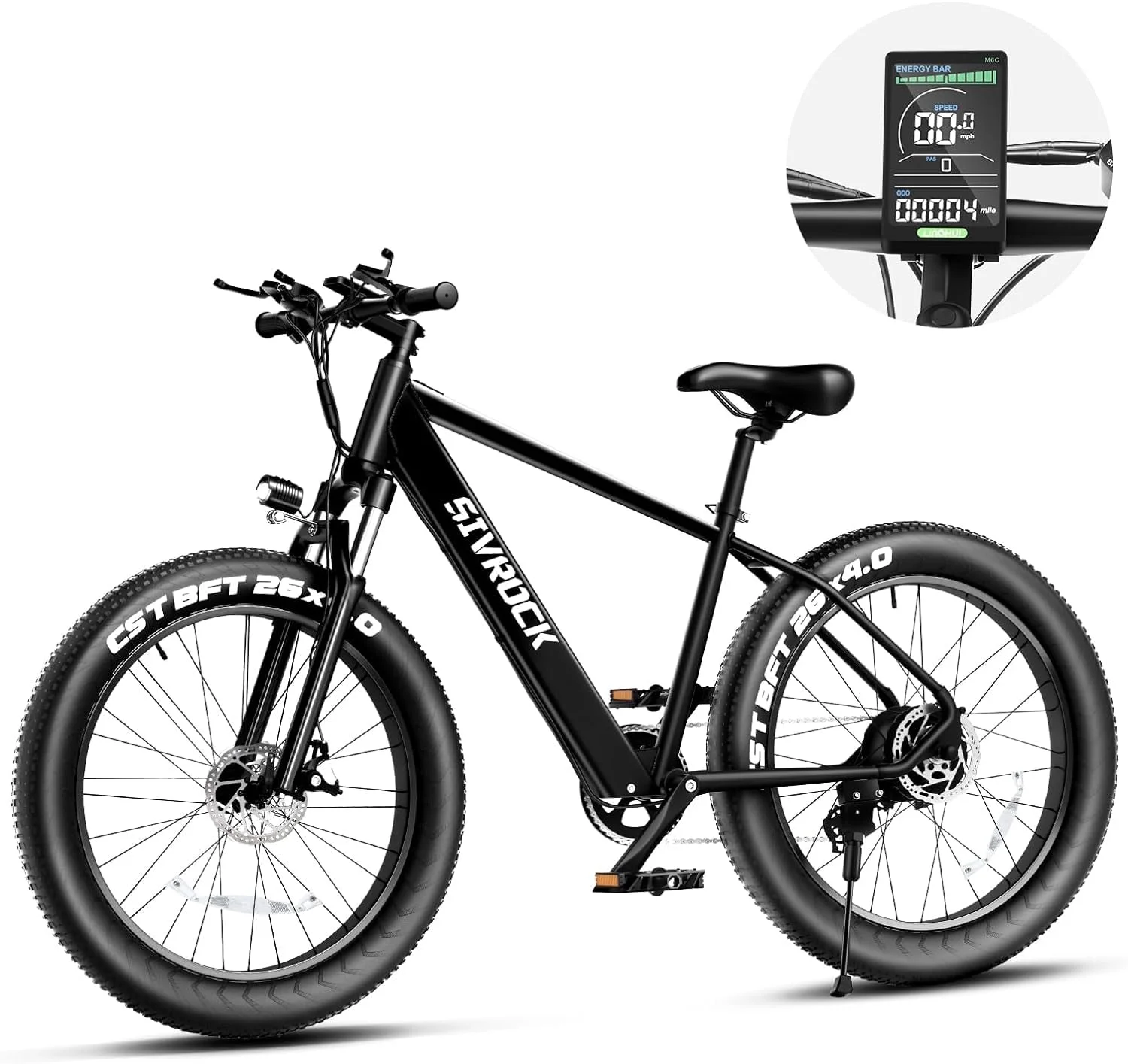 SIVROCK Electric Bike for Adults, 26