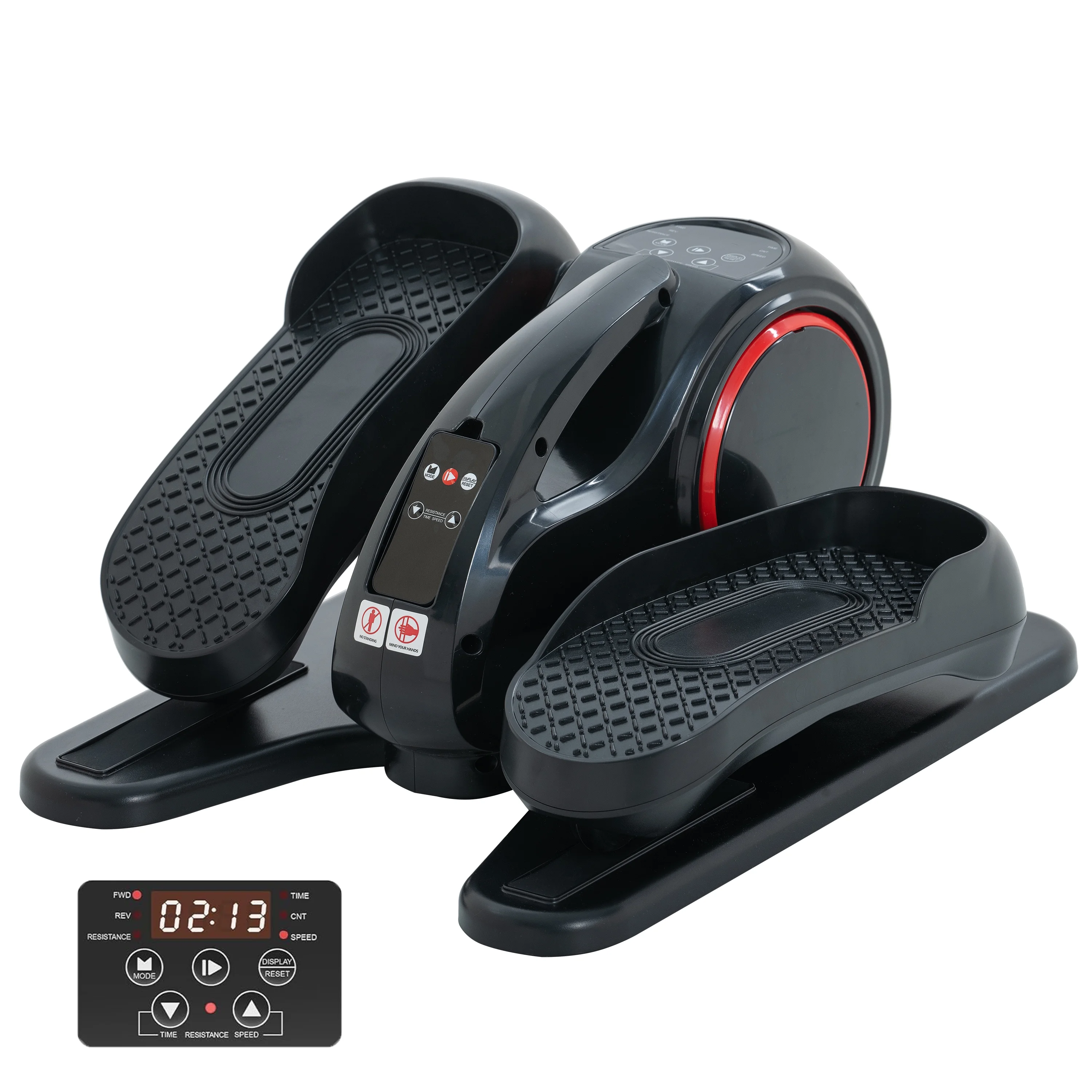 UPGO Under Desk Ellipticals Electric, Elipse Leg Exerciser for Seniors Fully Assembled, Seated Pedal Exerciser with Remote Control & Non-Slip Pedals