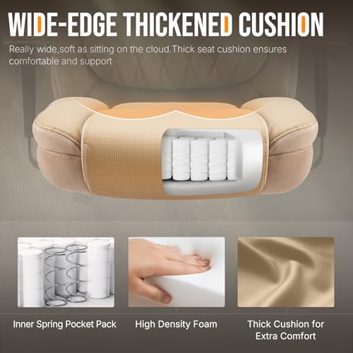 750lbs Big and Tall Office Chair,Heavy Duty Office Chairs,Executive Computer Desk Chair Work Chairs, Thick Padded Strong Metal Base Quiet Wheels, Ergonomic Design for Back Pain