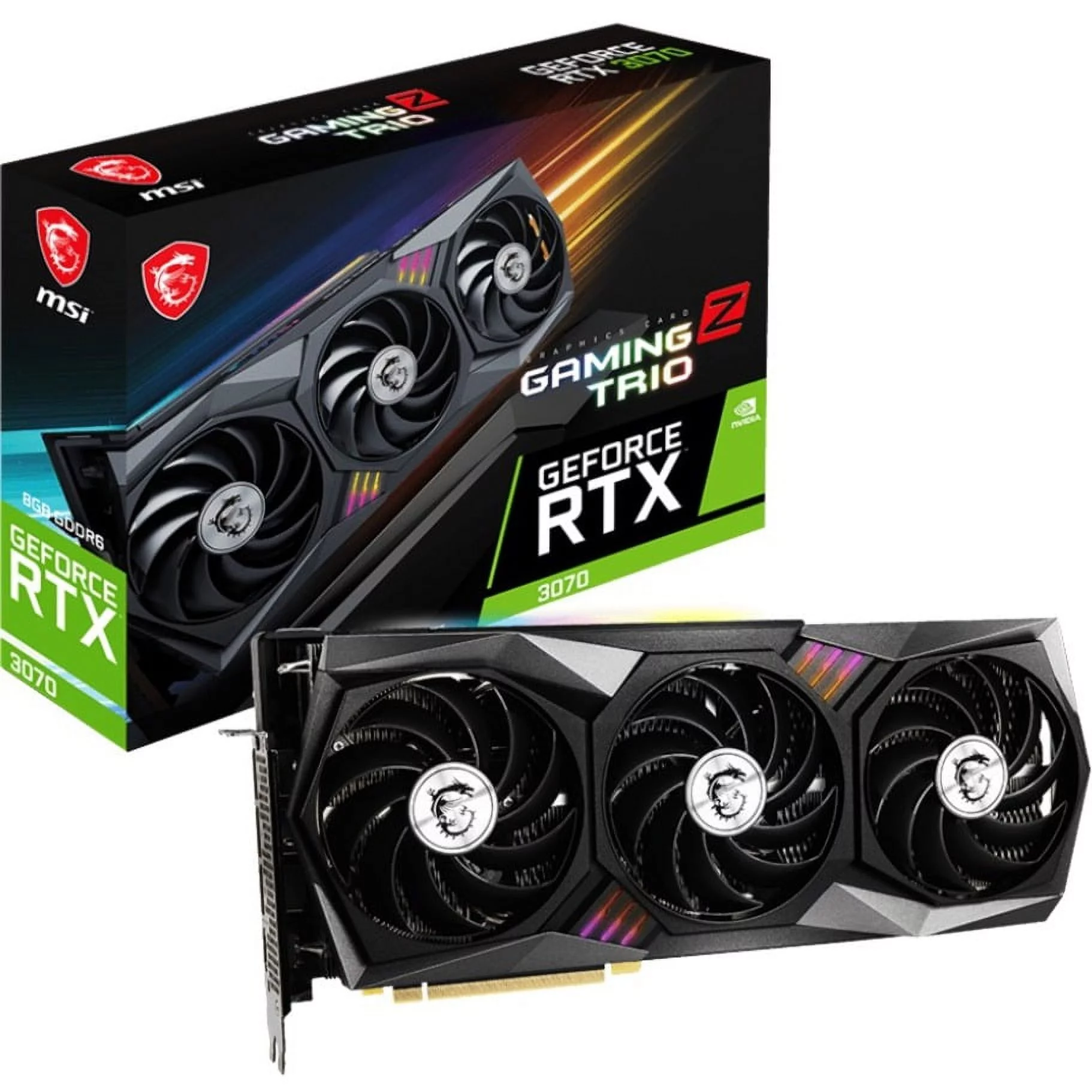 MSI NVIDIA GeForce RTX 3070 Graphic Card - 8 GB GDDR6