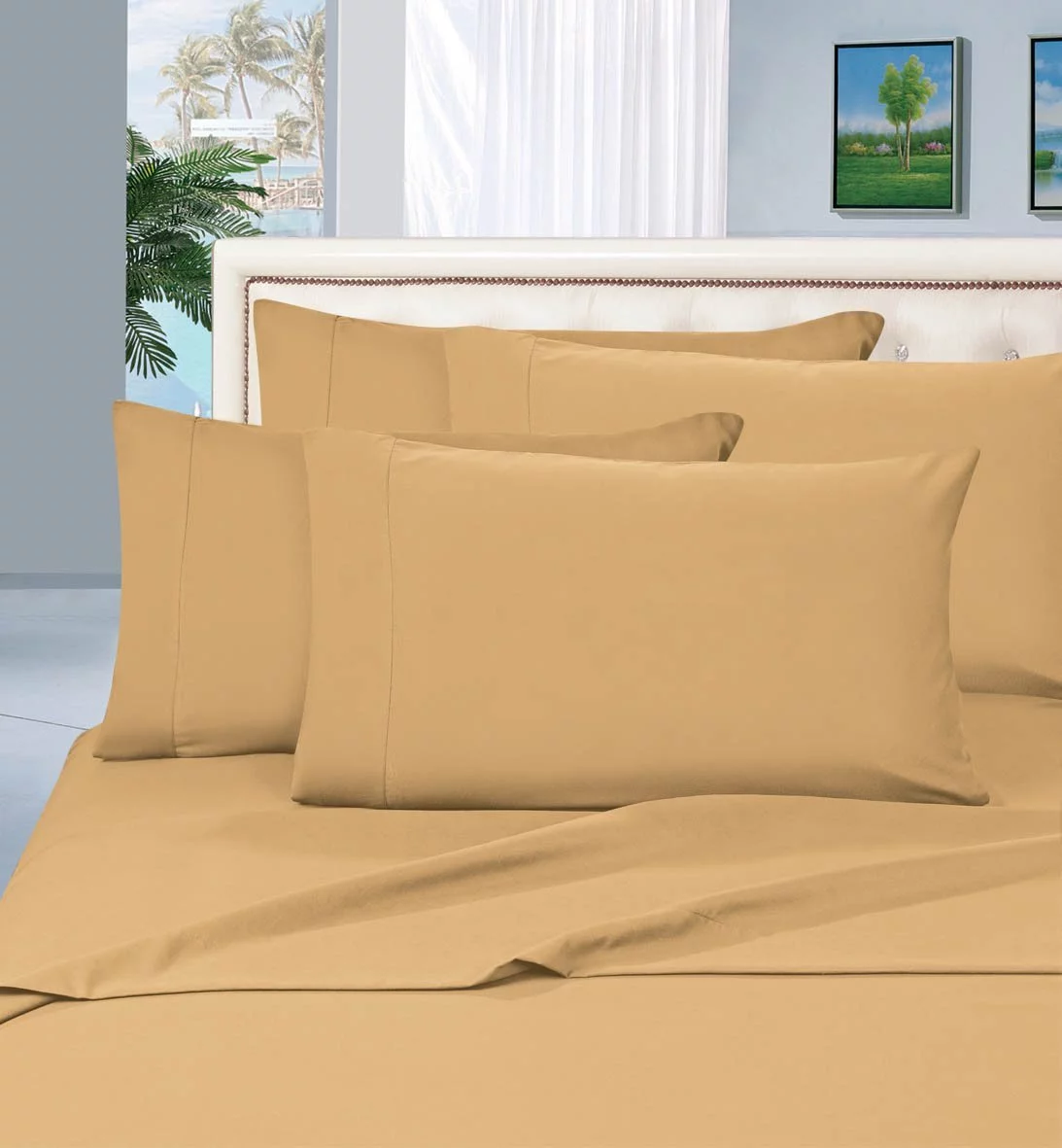Elegant Comfort 1800 Series Deep Pocket 6pc Bed Sheet Set