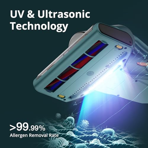 Jimmy Mattress Vacuum Cleaner, Bed Vacuum Cleaner with UV-C & Ultrasonic & 5s Quick Heating, 16Kpa Suction 480W Handheld Vacuums for Dust & Pet Hair with HEPA(BX7 Pro, Corded)