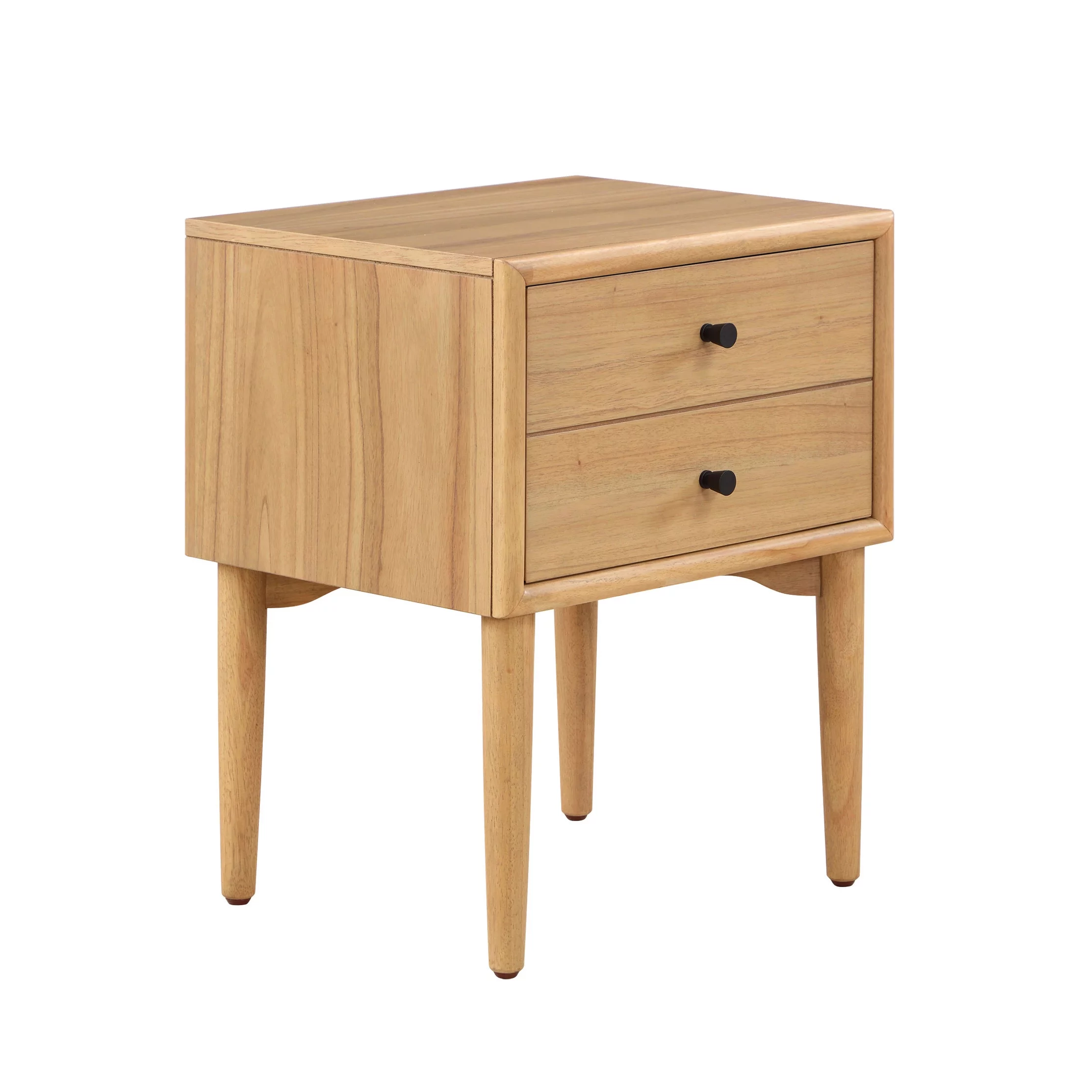 Better Homes & Gardens Bristol Nightstand with Solid Wood Frame, Natural Oak finish, by Dave & Jenny Marrs