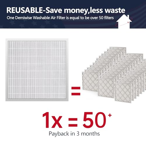Demiwise Washable Aluminum Electrostatic Air Filter