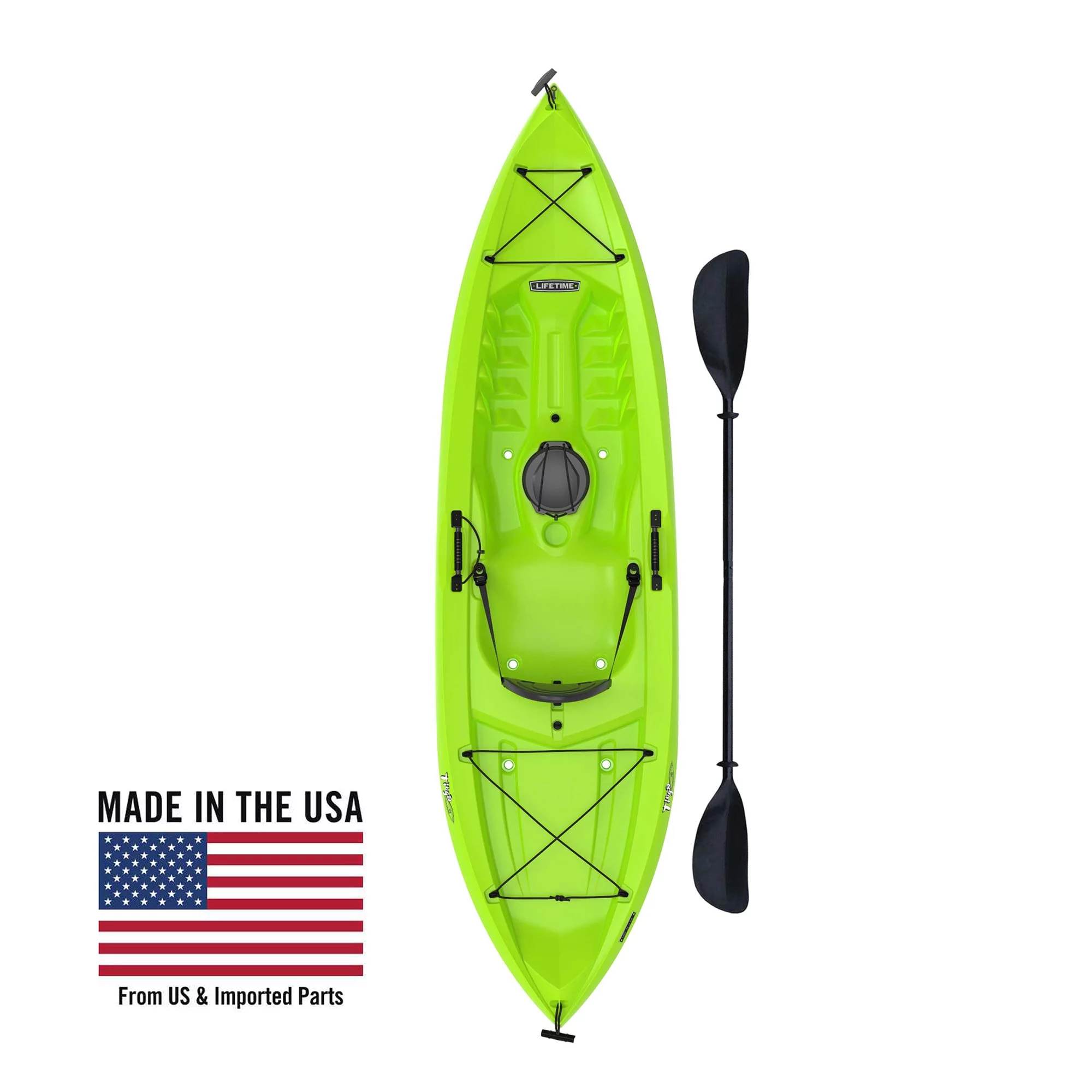 Lifetime Tioga 100 Sit-On-Top Kayak - Lime Green - 90534