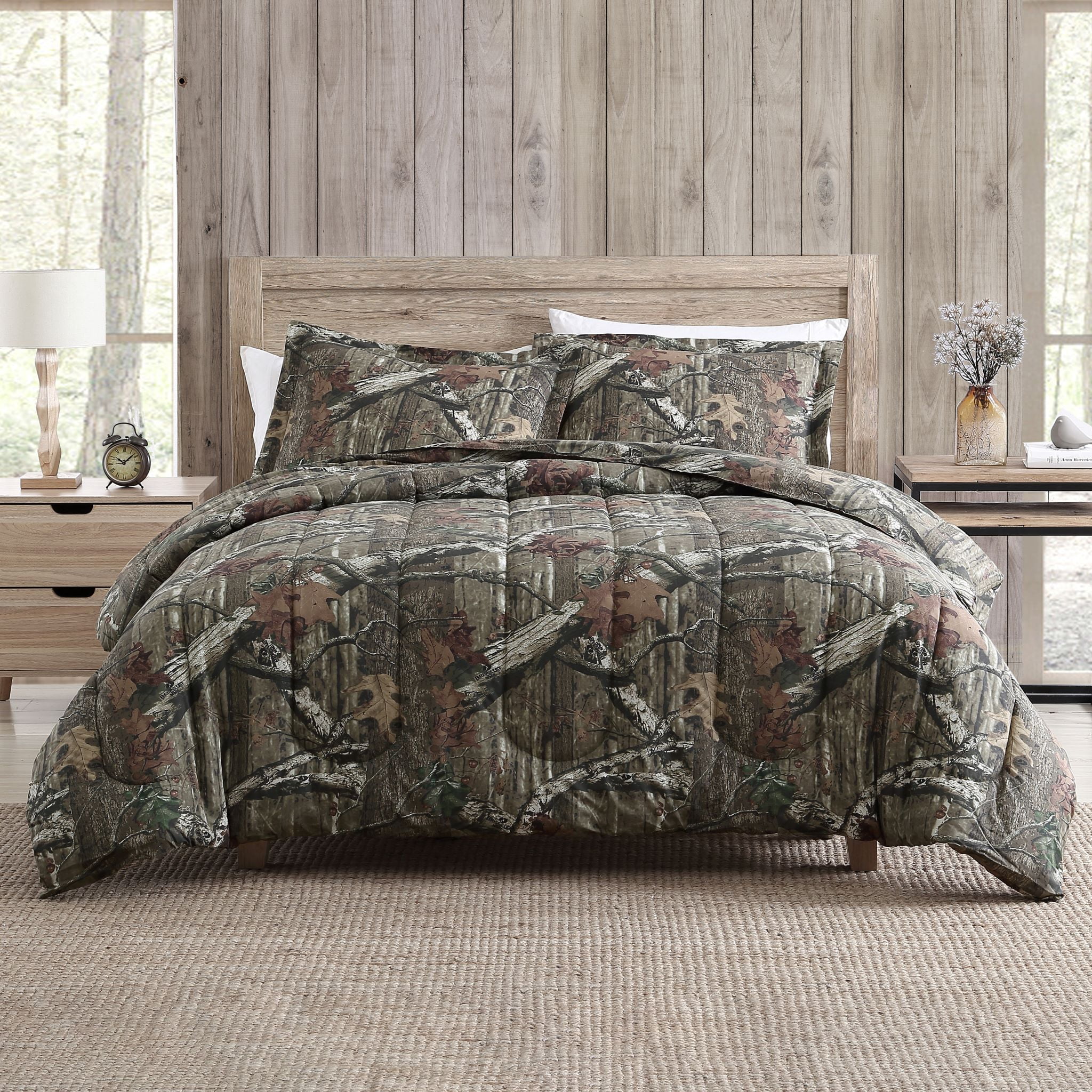 Mossy Oak, (3) Piece Infinity Camouflage Comforter Set - Queen