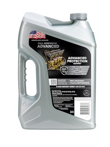 Valvoline Advanced Full Synthetic SAE 0W-20 Motor Oil 5 QT