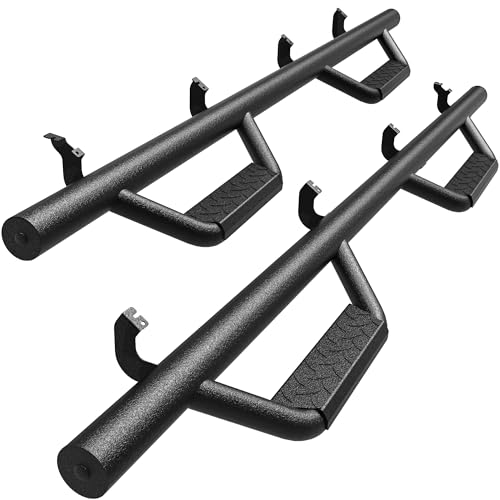 YITAMOTOR Running Boards Compatible with 2007-2021 Toyota Tundra Double Cab(2 Half-Size Rear Doors) Side Steps Nerf Bars Side Bars 6 inches