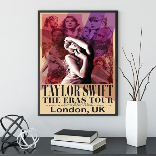 Music Wall Art-Taylor Swift Poster 2024 For Fans Room Decor Christmas Gifts-Taylor Swift Eras tour Posters Canvas Print Picture For Teen Girls Home Bedroom Decor