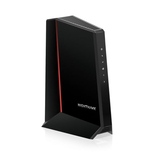 NETGEAR Nighthawk Cable Modem CM1200 - Compatible with all Cable Providers including Xfinity by Comcast, Spectrum, Cox | For Cable Plans Up to 2 Gigabits | 4 x 1G Ethernet ports | DOCSIS 3.1, Black