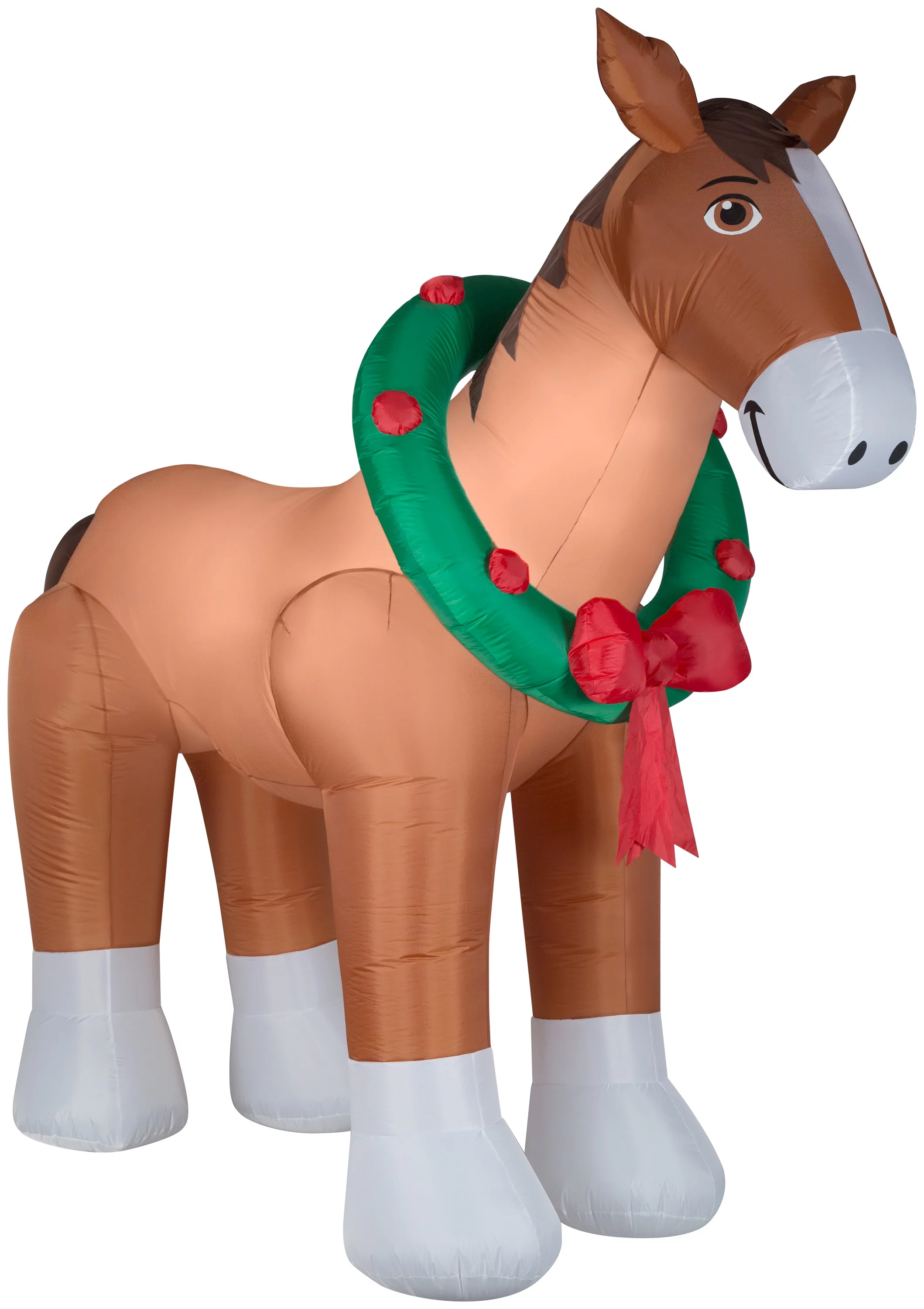 Holiday Time 9` Clydesdale Inflatable by Gemmy Industries