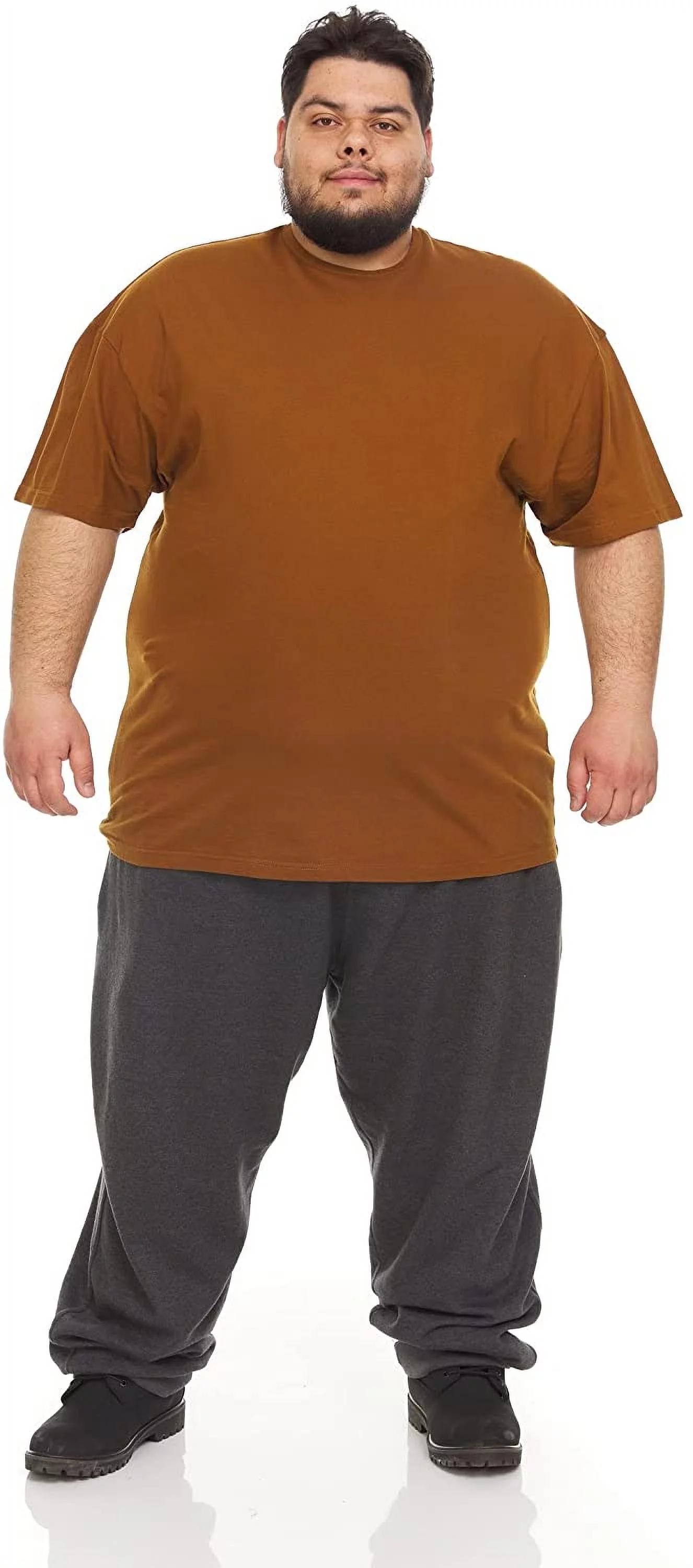 BILLIONHATS 12 Pack Plus Size Men Cotton T-Shirt Bulk Big Tall Short Sleeve Lightweight Tees (12 Pack Assorted A, Medium)