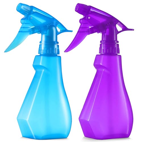 DilaBee Spray Bottles (4-Pack - 8 Oz) Water Spray Bottle for Hair, Plants, Cleaning Solutions, Cooking, BBQ, Squirt Bottle for Cats, Empty Spray Bottles - BPA-Free - Multicolor