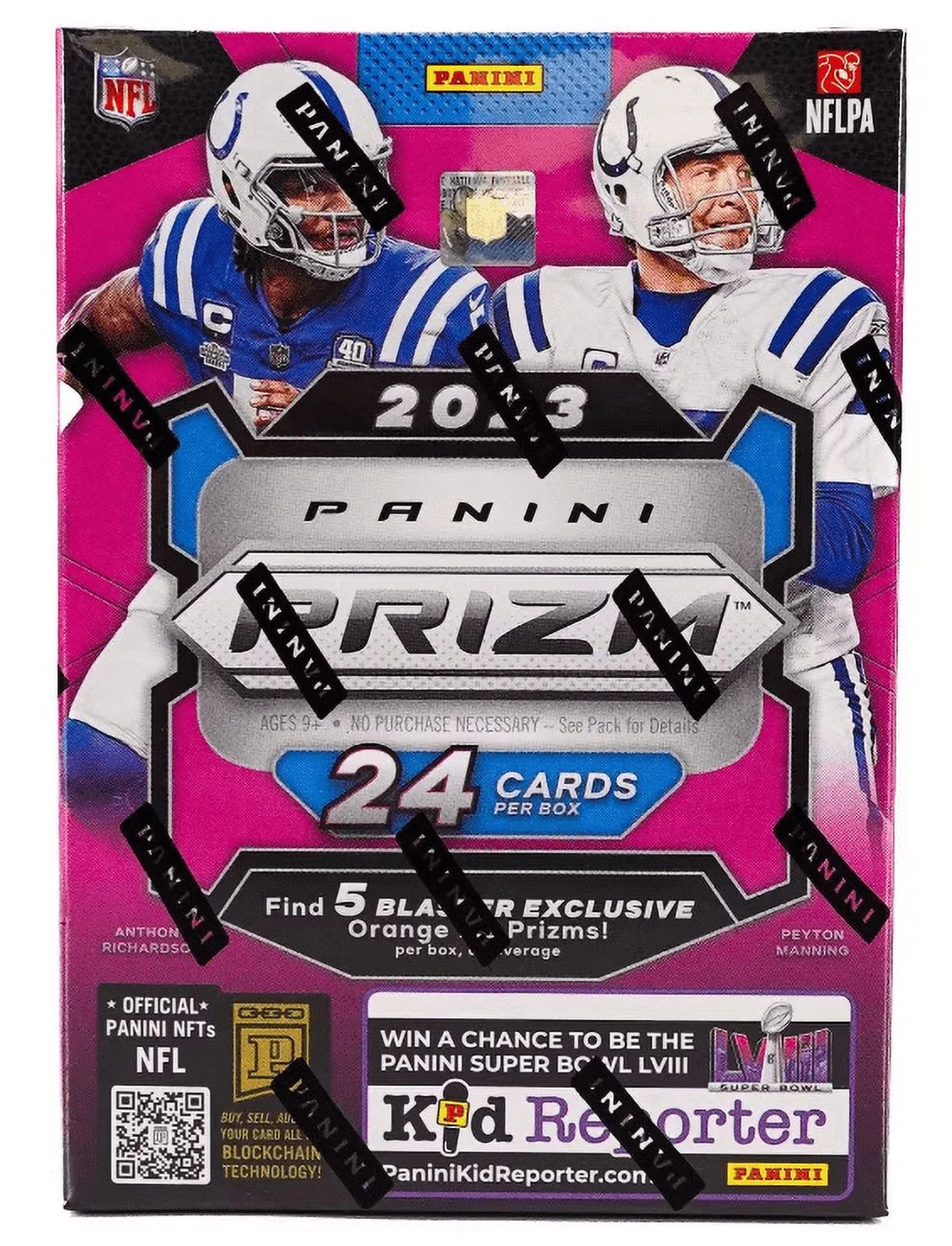 2023 Panini Prizm Football Hobby Exclusive Blaster Box (Orange Ice Prizms)