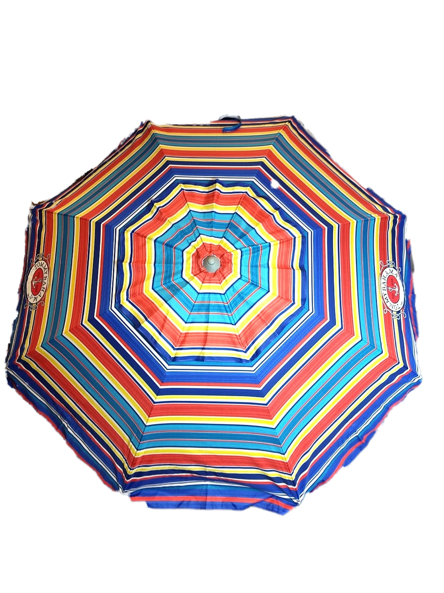 TOMMY BAHAMA 7 FT BEACH UMBRELLA - Multicolor Stripe