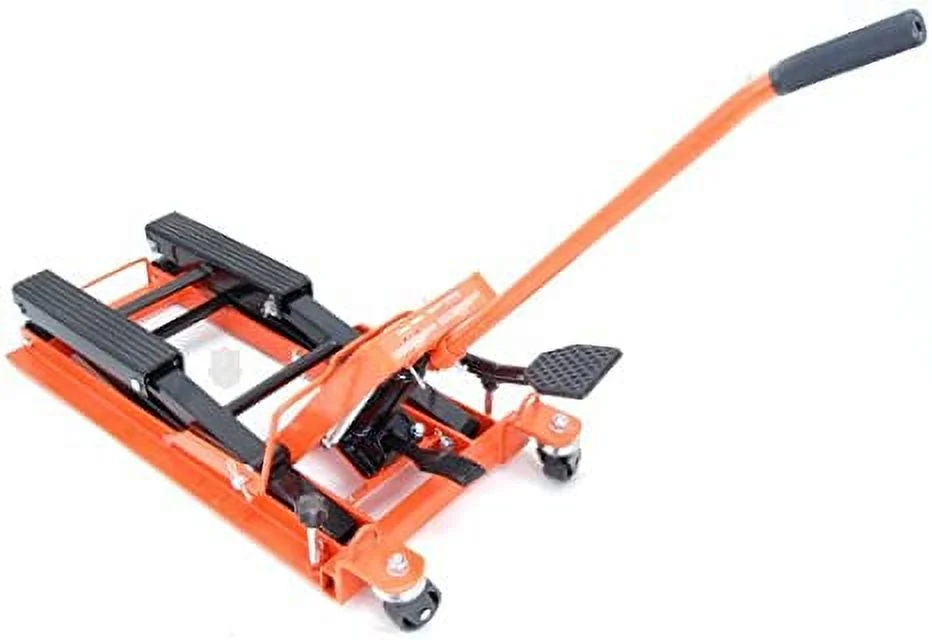 SKYSHALO  1500 LB  Hydraulic Motorcycle ATV Lift Jack Hydraulic Pump Hoist Jack ATV Dirt Bike Stand