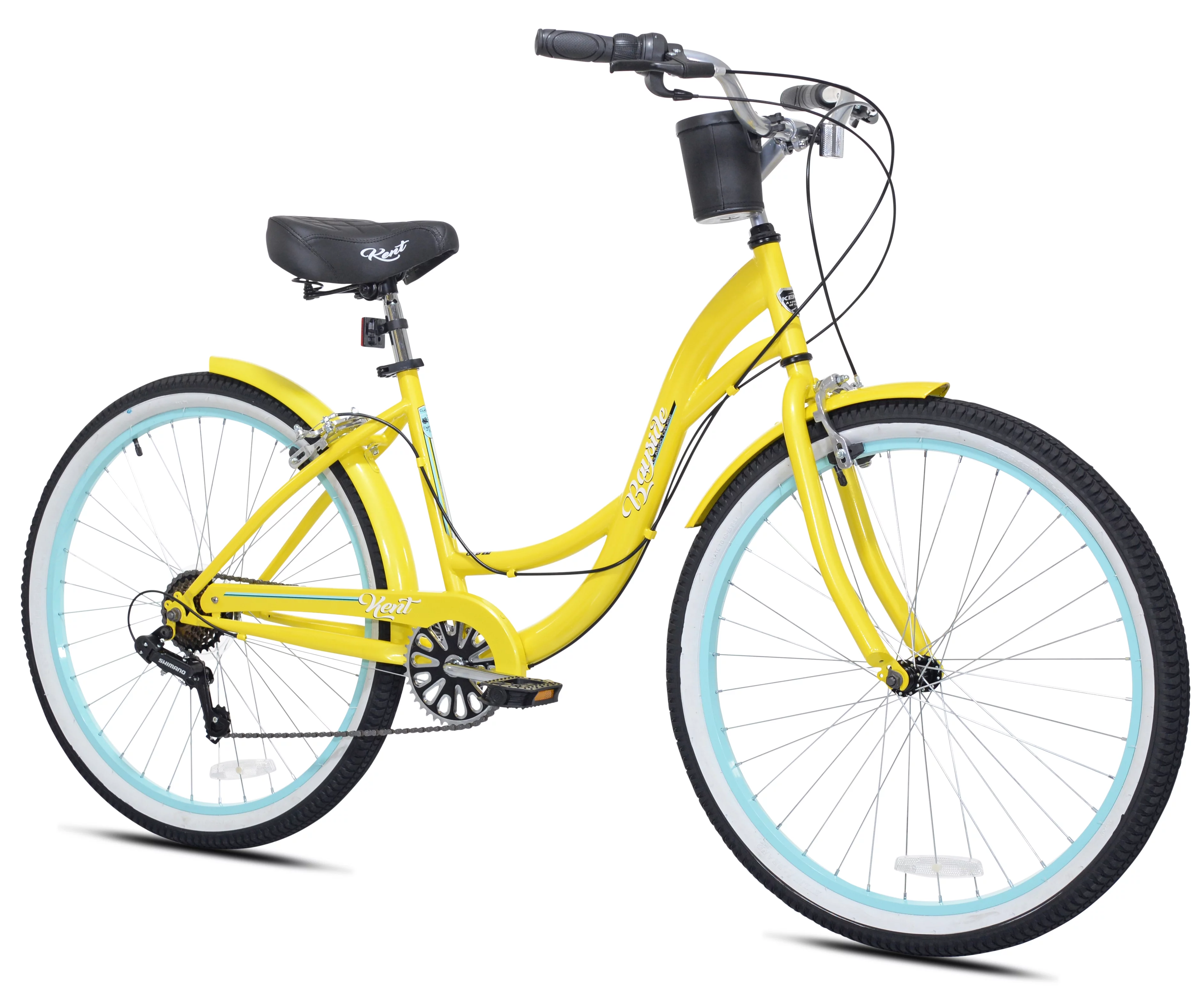 Kent Bicycles 26 in. Bayside Women's Cruiser Bicycle, Yellow