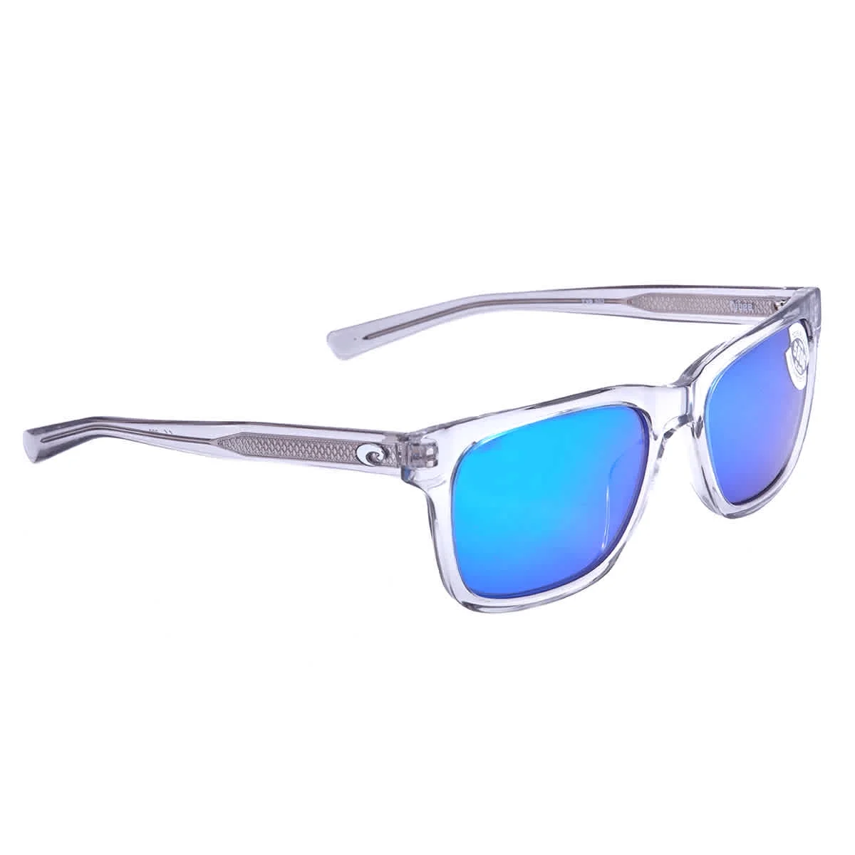 Costa Del Mar Tybee Polarized Blue Mirror 580G Square Sunglasses TYB 282 OBMGLP