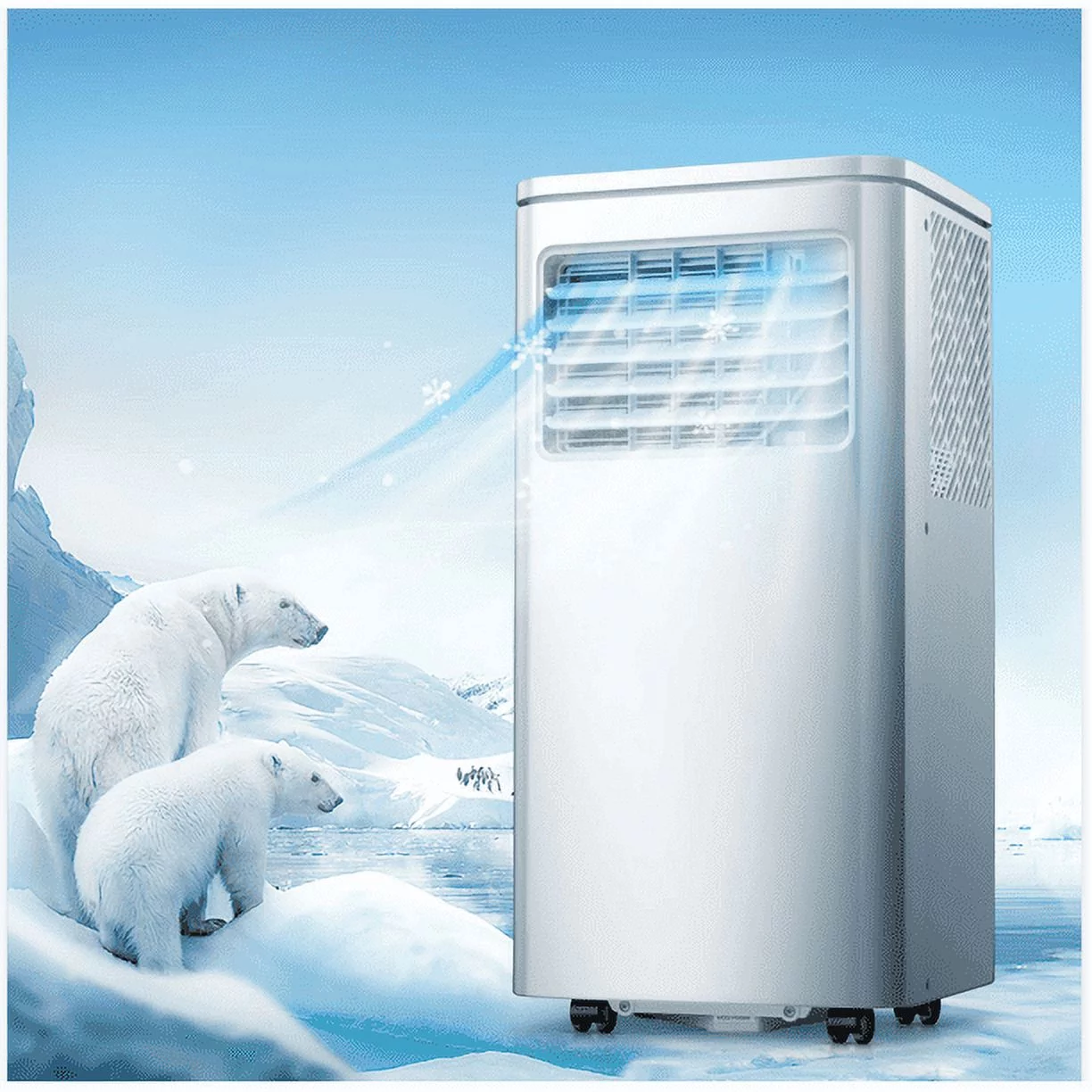 LHRIVER 5000BTU(8000 BTU ASHRAE) Portable Air Conditioner,Portable AC Unit for Room Up to 350 Sq.Ft,3 in 1 , Remote Control,Window Kit Included