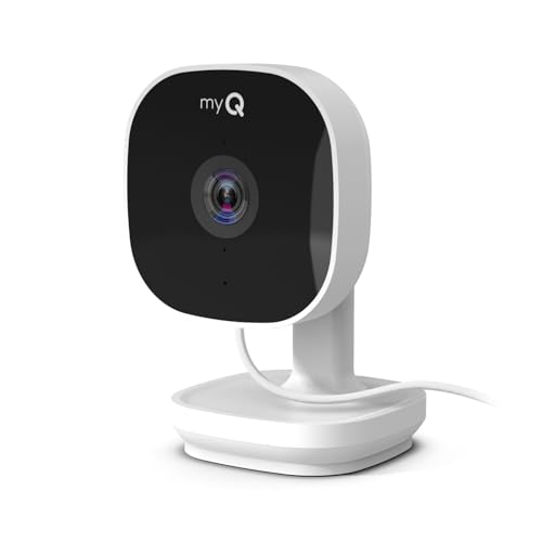myQ Smart Garage Security Camera – 1080p HD Video, Night Vision, Motion Detection, Magnetic, Wi-Fi, Two-Way Audio, Smartphone Control