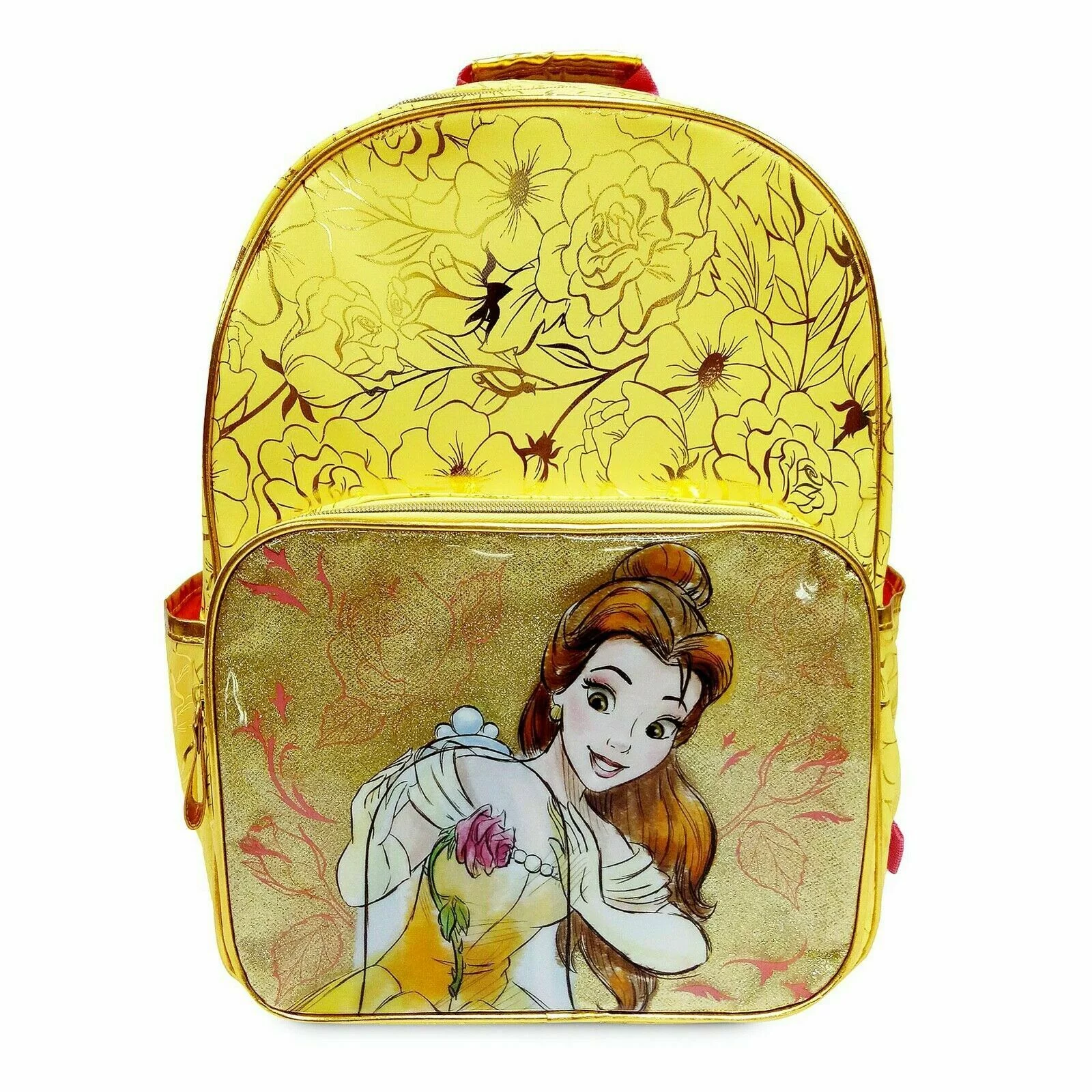 Disney Store Princess Belle Girl School Backpack 16 Inch