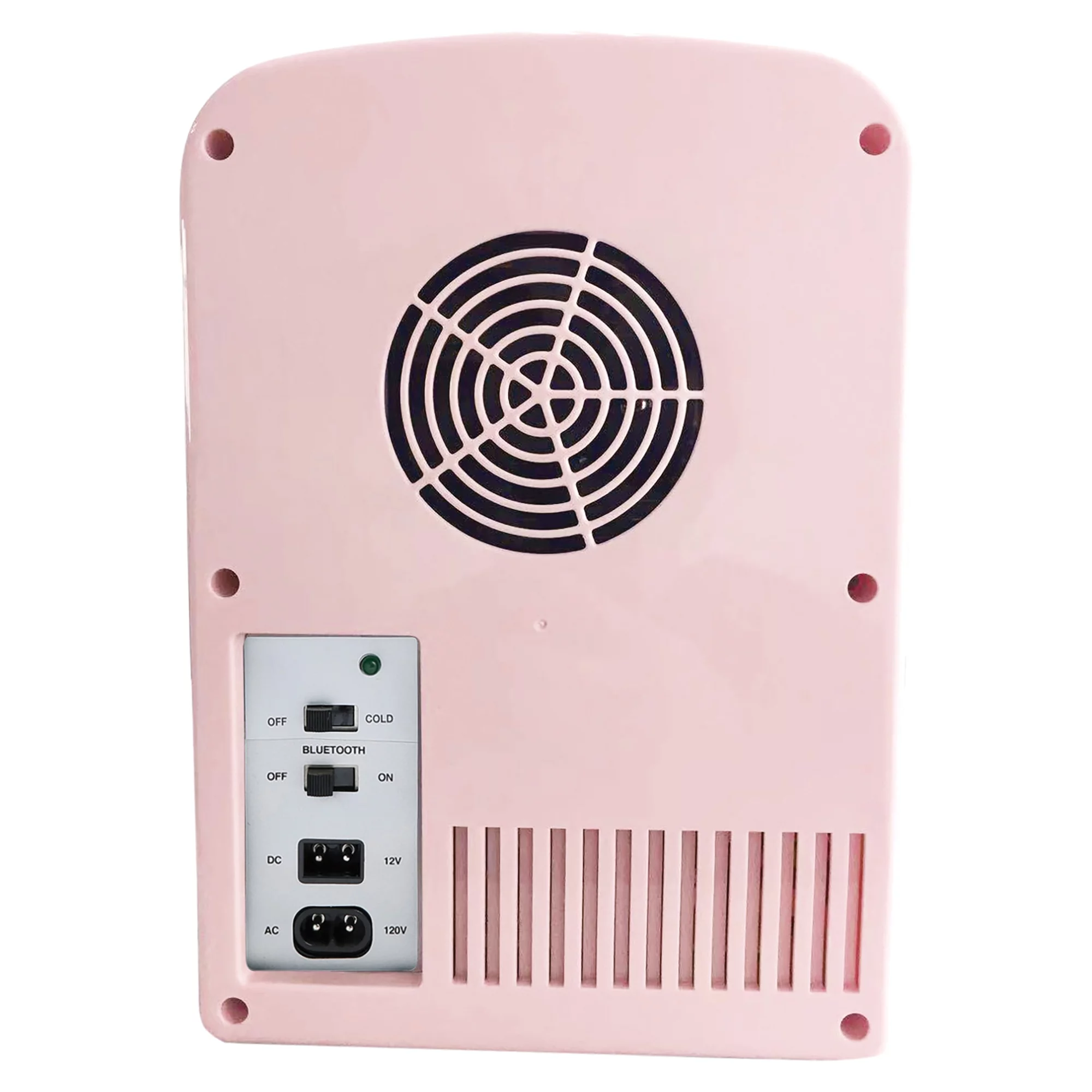 Frigidaire Portable Retro 6-can Mini Cooler, EFMIS151, Built-in Bluetooth(R) Speaker, Pink