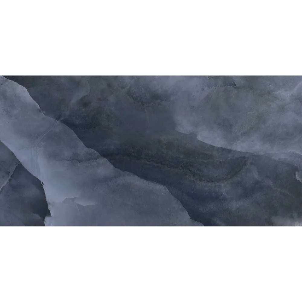 The Tile Life Geo Lush 12x24 Rectangle Porcelain Tile Flooring and Wall, Blue (13.56 Sq. ft./Case)