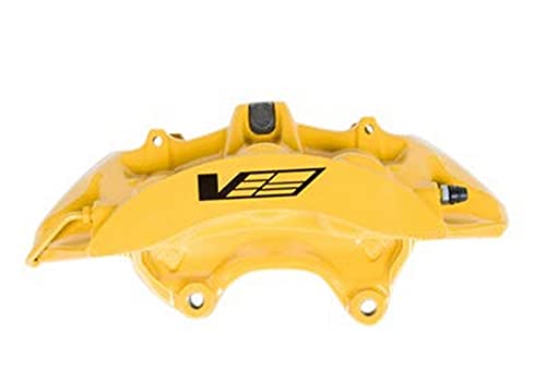 Parts 172-2521 Yellow Front Driver Side Disc Brake Caliper Assembly with Cadillac V Logo