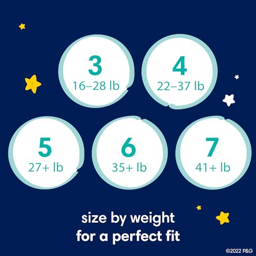 Pampers Swaddlers Overnights Diapers - Size 5, 88 Count, Disposable Baby Diapers, Night Time Skin Protection
