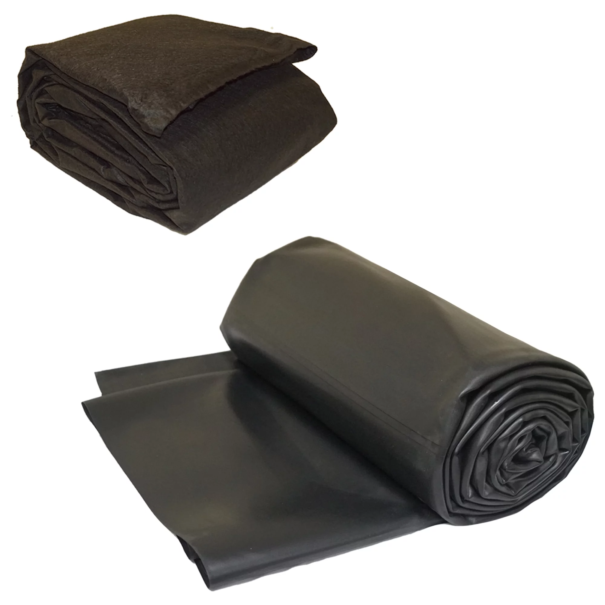 LIFEGUARD POND LINER 15 ft. x 30 ft. 60 Mil EPDM Rubber and Underlayment Combo - CLGUG15X30-60