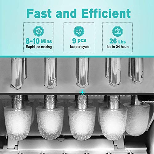 CROWNFUL Ice Maker Countertop Machine