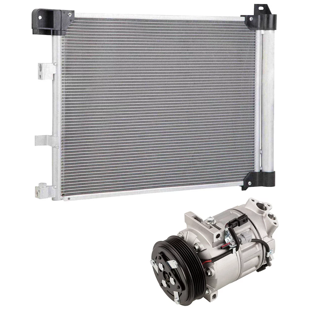 For Nissan Sentra 1.8L 2013-2017 AC Compressor w/ A/C Condenser & Drier - Buyautoparts