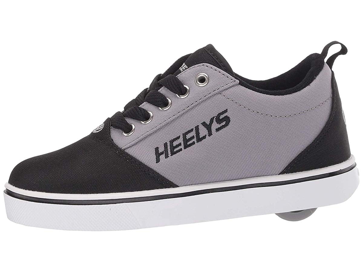 HEELYS Unisex Kids' Pro 20 Wheeled Shoe Black/Grey - HE100761H