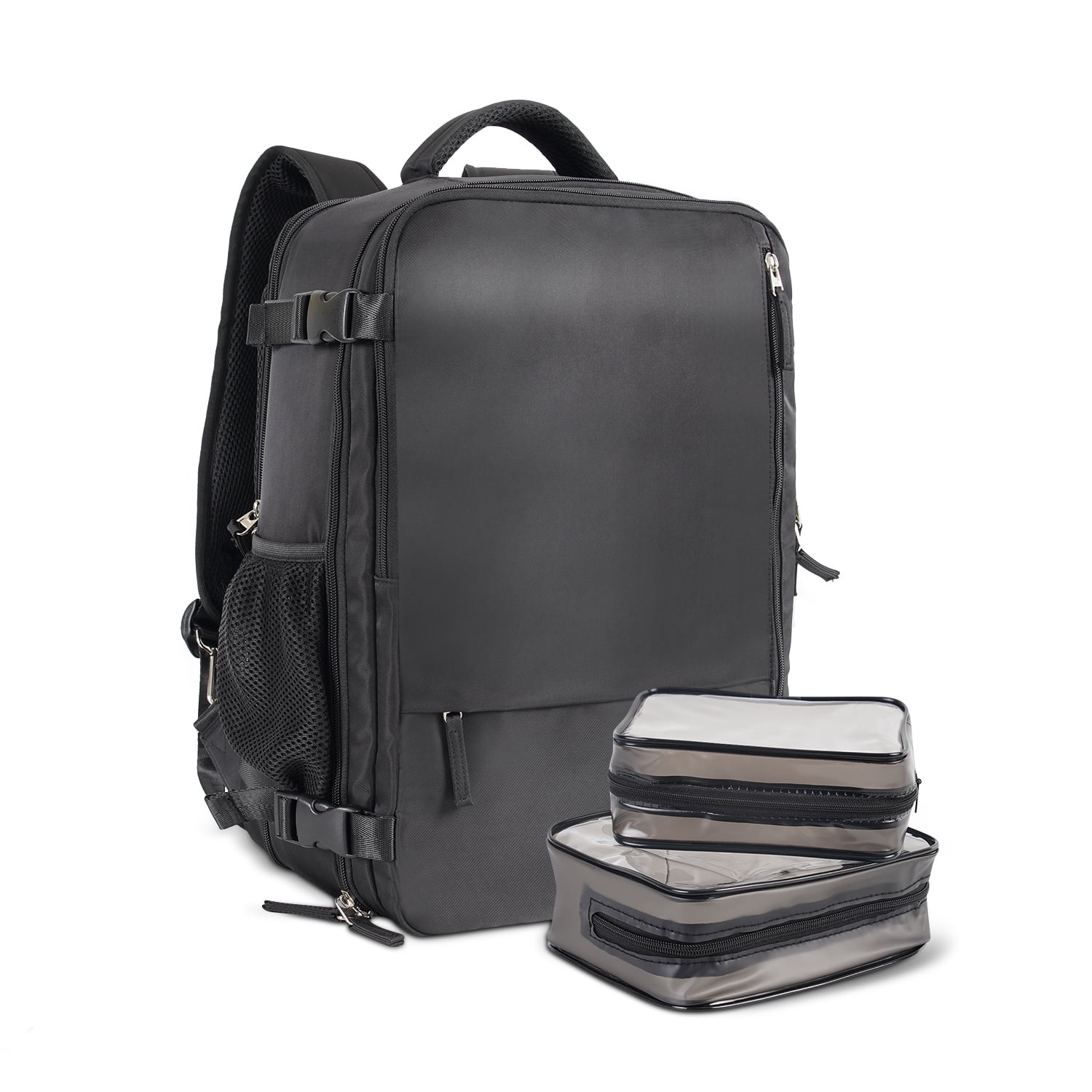 Lochas Travel Backpack Carry On Backpack,Hiking Backpack Waterproof Outdoor Sports Rucksack Multi-pocket Daypack School Bag for Men Women,Black