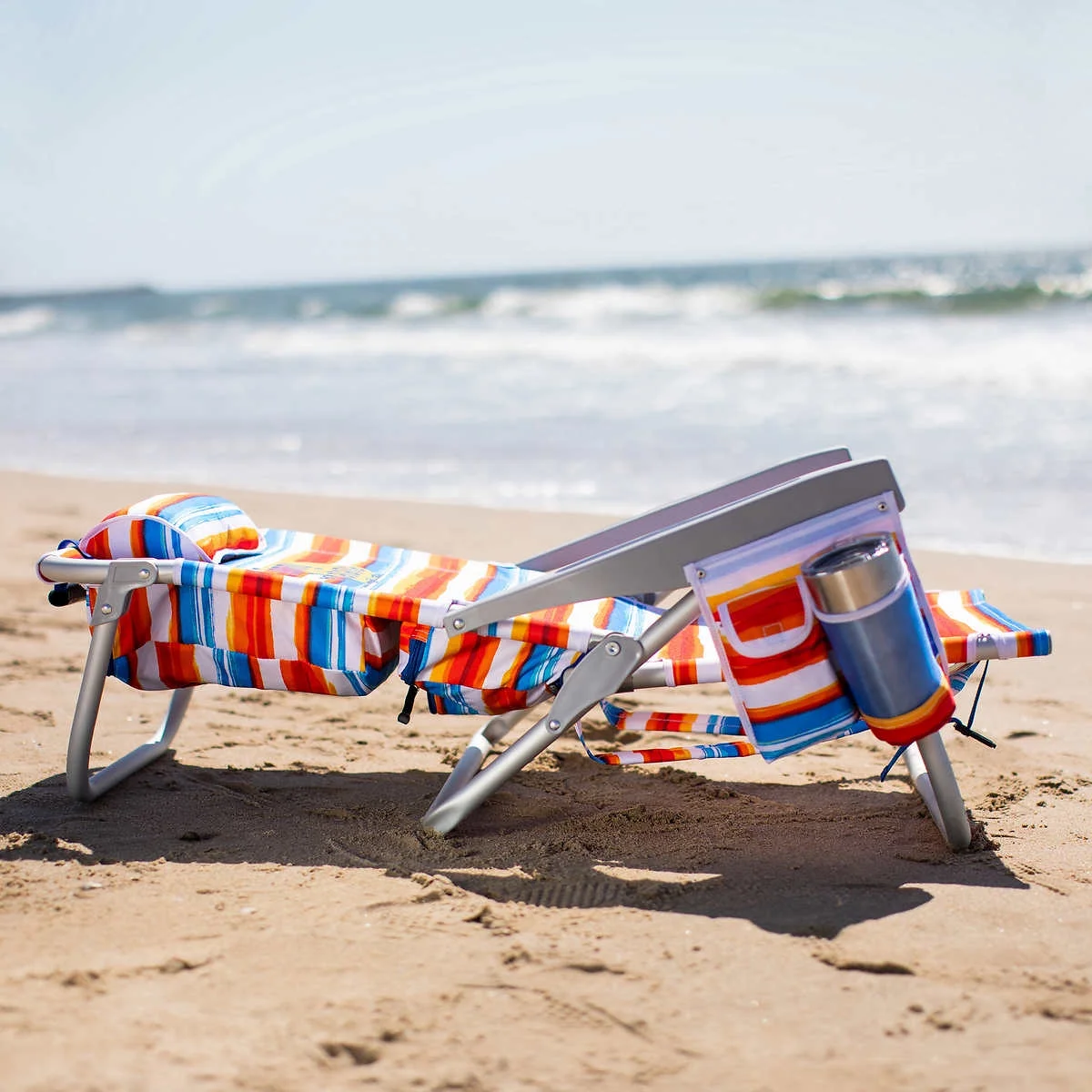 Tommy Bahama Beach Chair 2-pack (Orange Stripes)