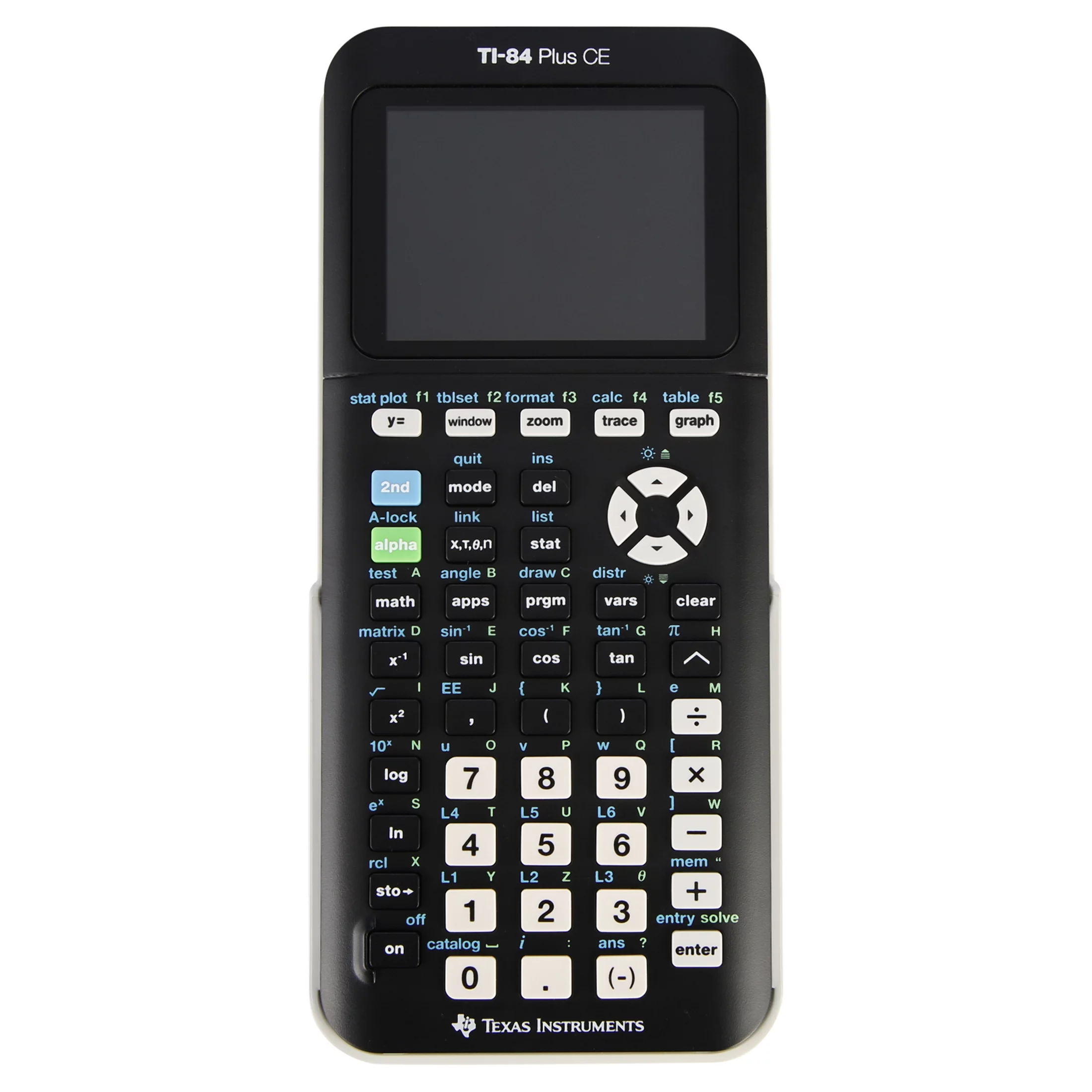 Texas Instruments TI-84 Plus CE Graphing Calculator High School and College, Black