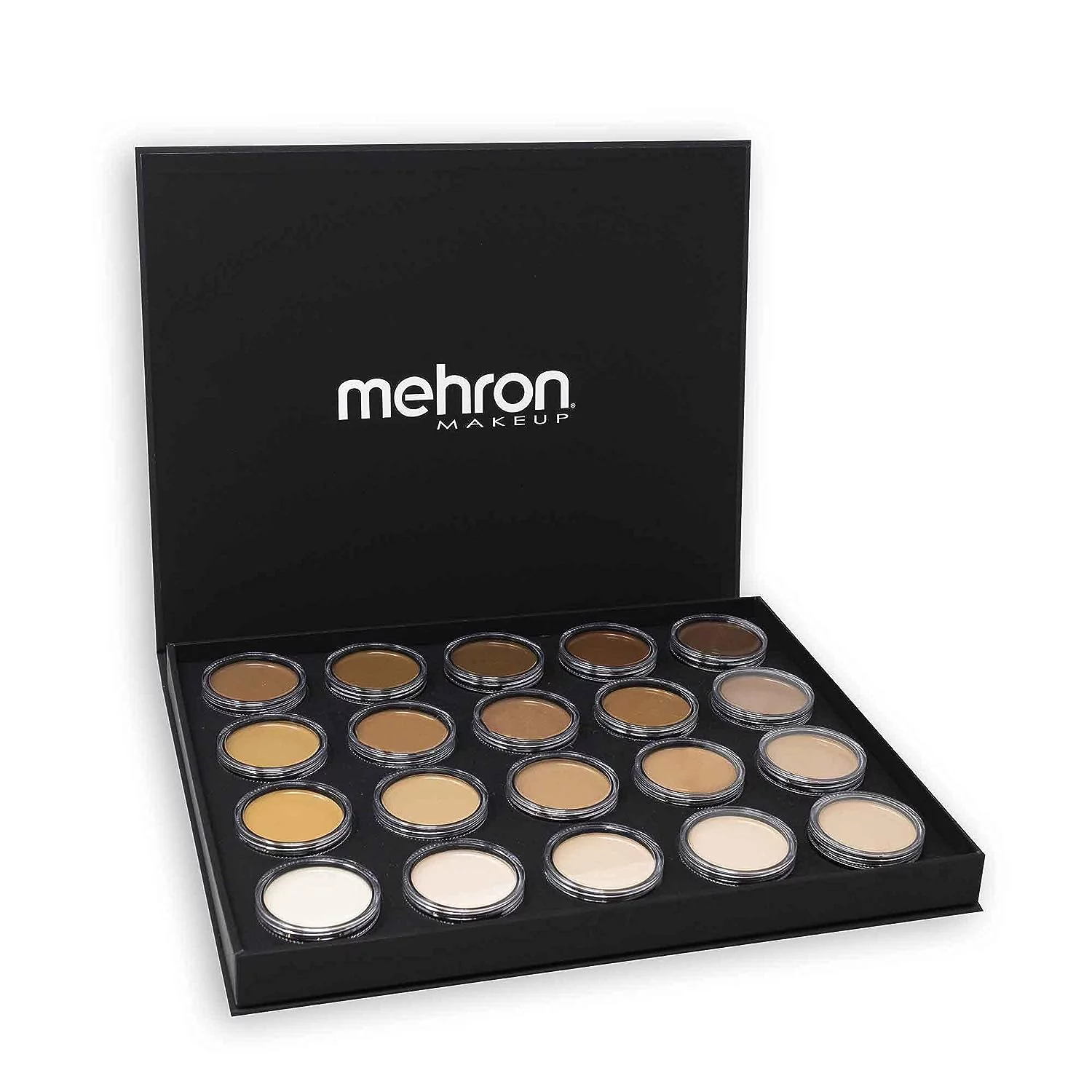 Mehron Makeup Celebre Pro-HD Cream Face  and  Body Makeup, 20 Color Foundation Palette