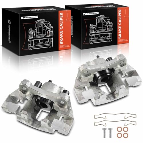 A-Premium Disc Brake Caliper Assembly with Bracket Compatible with Select Jeep Models - Grand Cherokee 1999 2000 2001 2002 2003 2004, Sport Utility - Rear Driver and Passenger Side, 2-PC Set