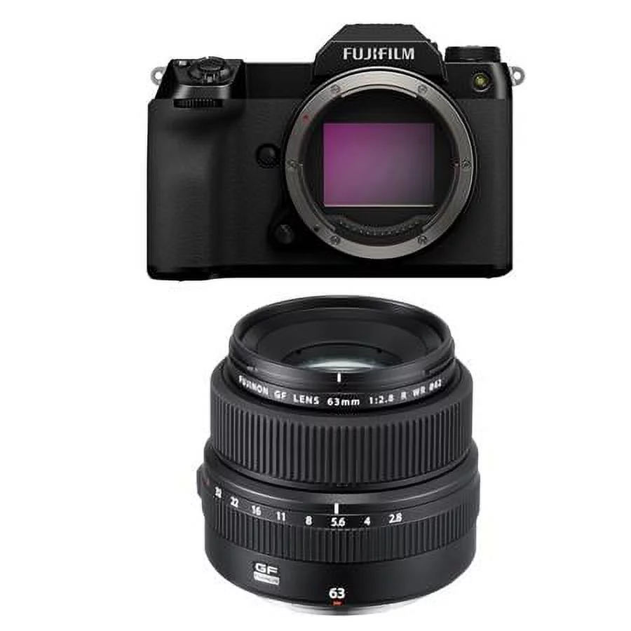 GFX50S II Medium Format Camera Body with GF 63mm f/2.8 R WR Lens