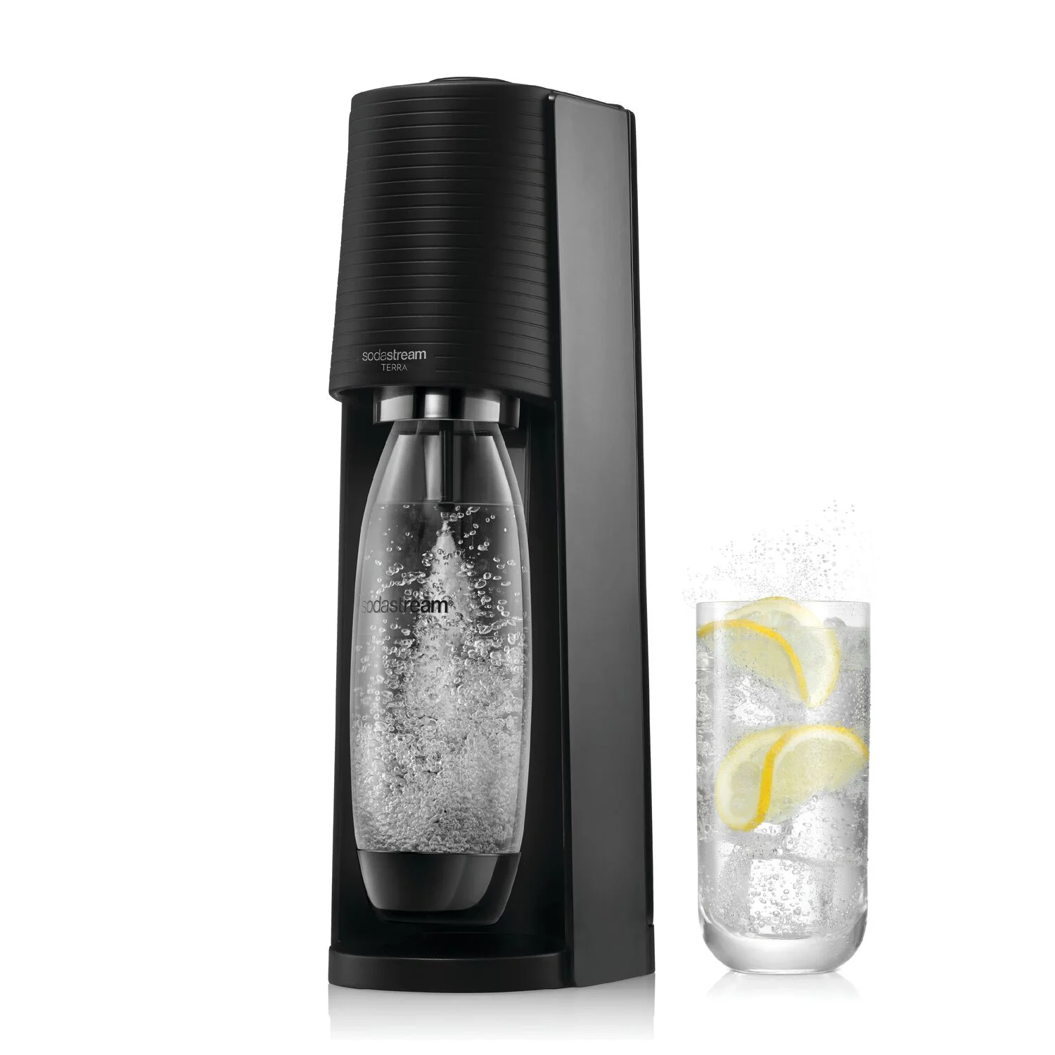SodaStream Terra Black Sparkling Water Maker Bundle +Pepsi 440ml