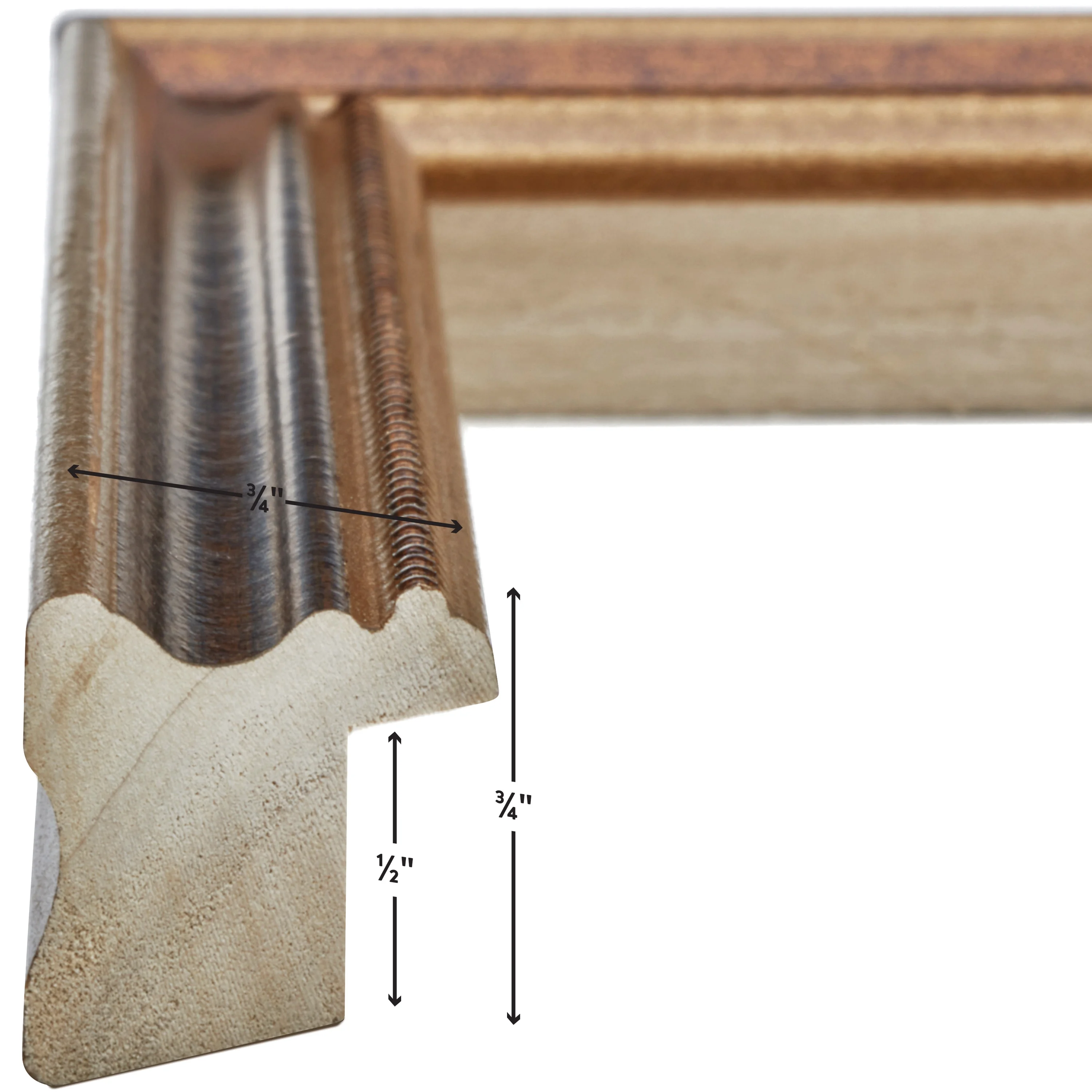 Craig Frames Stratton, 11x14 inch Picture Frame Matted for a 8x10 Photo, Aged Bronze